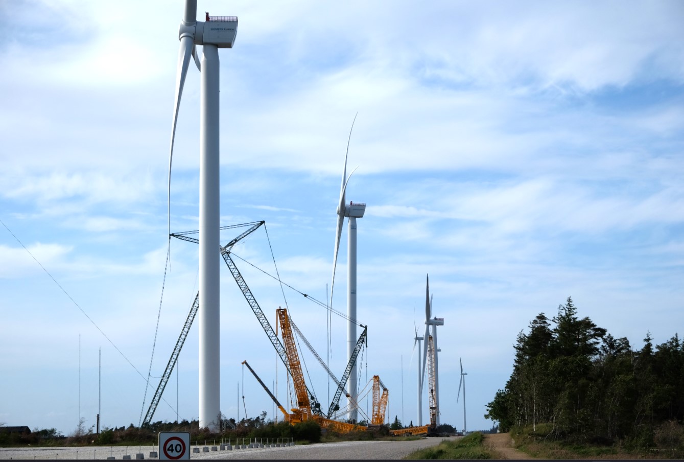Østerild Test Center i Danmark Foto: Mrb-Wind, Wikipedia.