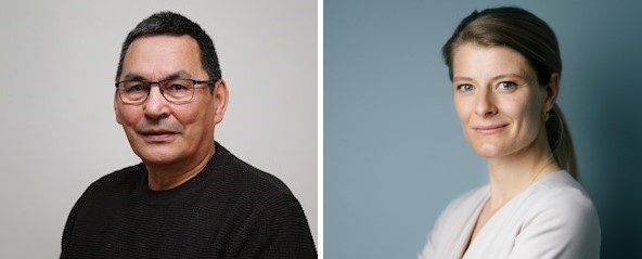 Grønlandsk og dansk arbeidsminister Foto: Marie Hald (danska ministern)