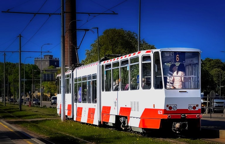Spårvagn i Tallinn Foto: Cata Portin