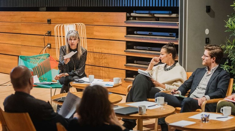 Siv Fridleifsdóttir, Sandra Forsén og Max Andersson Foto: Lisa Wikstrand/norden.org