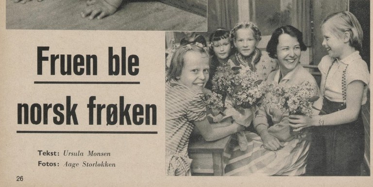 Frue ble til frøken - Barbro Hellerud Faksimil: Bokhylla Nasjonalbiblioteket