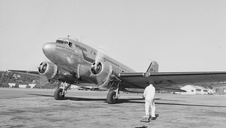 SAS flygmaskin Foto: Digitalt arkiv