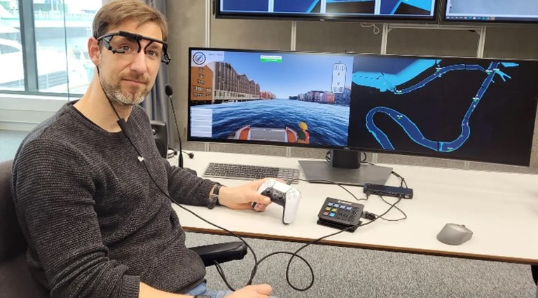 Kontrollrom for ferge Foto: Bjørn Lønnum Andreassen