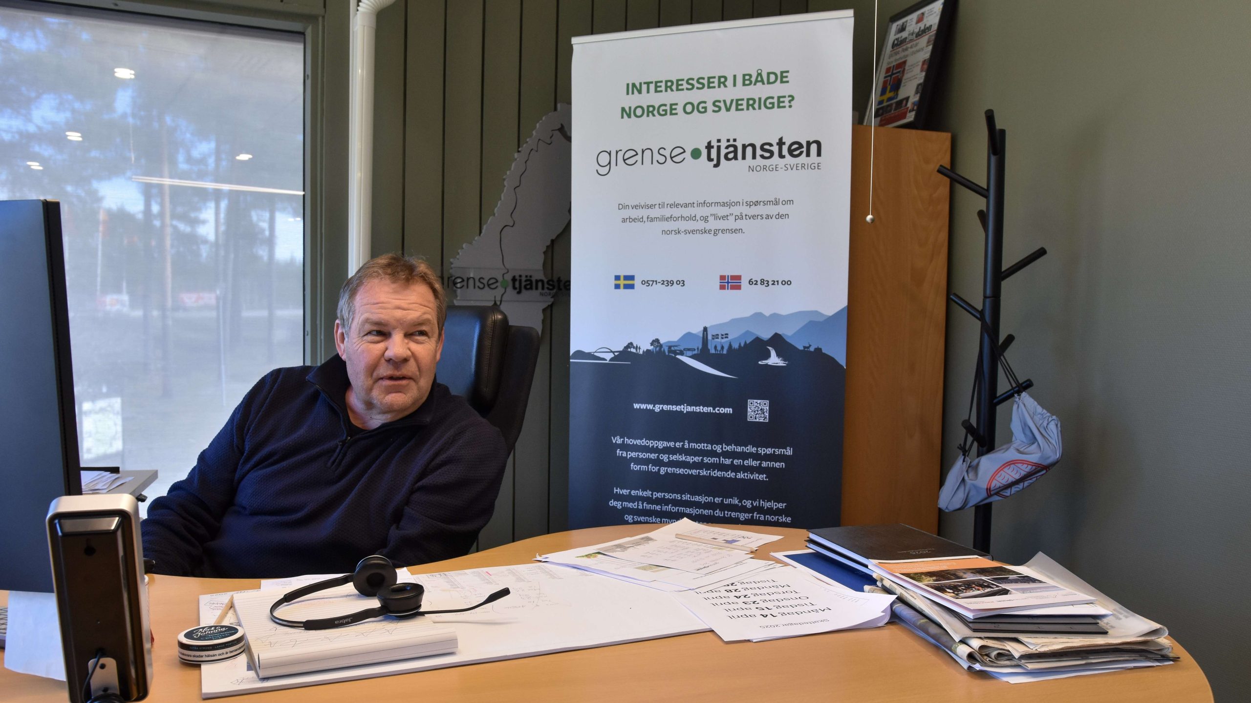 Trond Erik Grundt, daglig leder, Grensetjänsten Norge-Sverige, foto: Line Scheistrøen Trond Erik Grundt, daglig leder, Grensetjänsten Norge-Sverige, foto: Line Scheistrøen