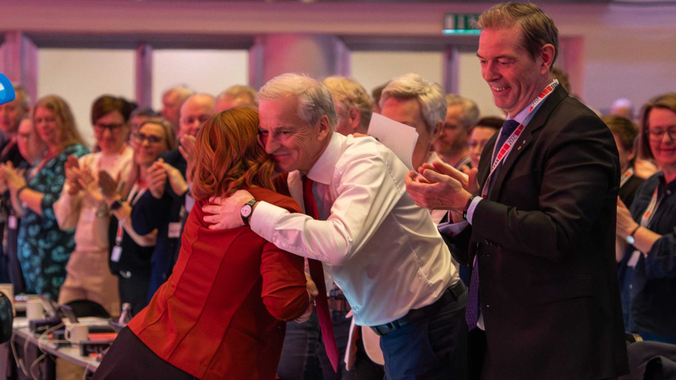 LO-leder og statsminister Jonas G Støre, LO-kongressen 2025, foto: Kristin Lian