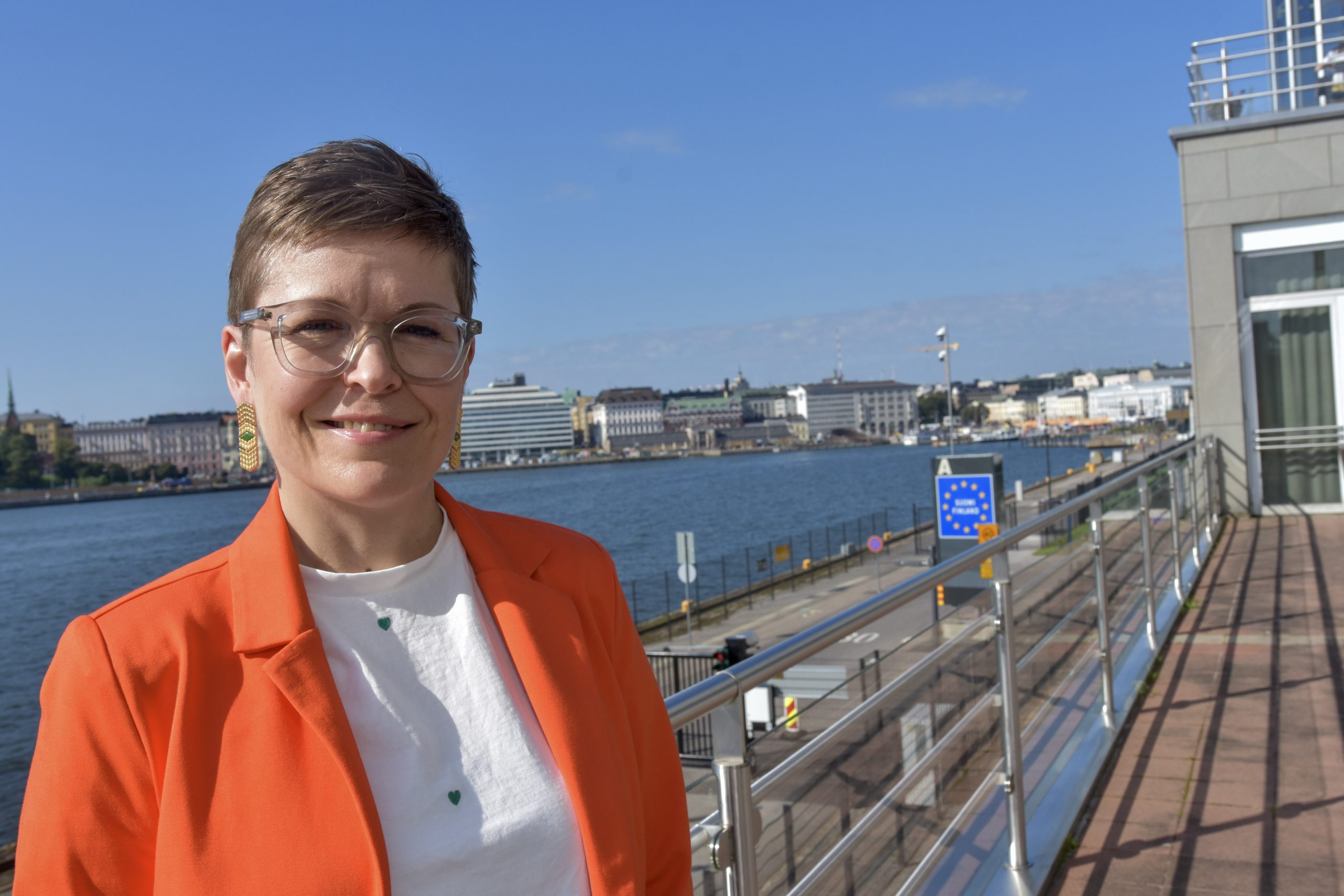 Natalia Olleus er direktør i HEUNI i Helsingfors. Foto: Line Scheistrøen