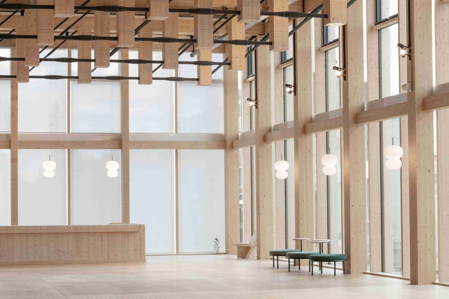 Idag byggs det mesta i trä i Skellefteå. Foto: Skellefteå kommun